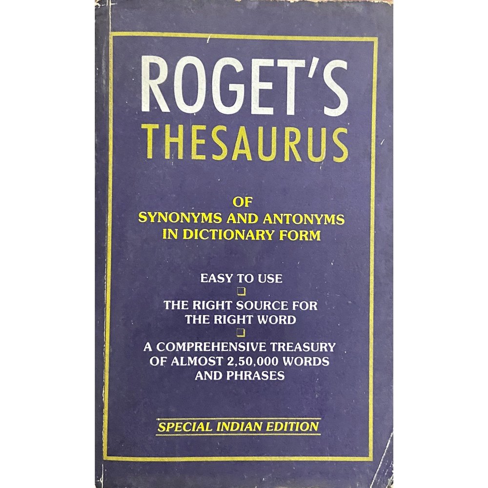 Roget's Thesaurus Half Price Books India Books inspire-bookspace.myshopify.com Half Price Books India