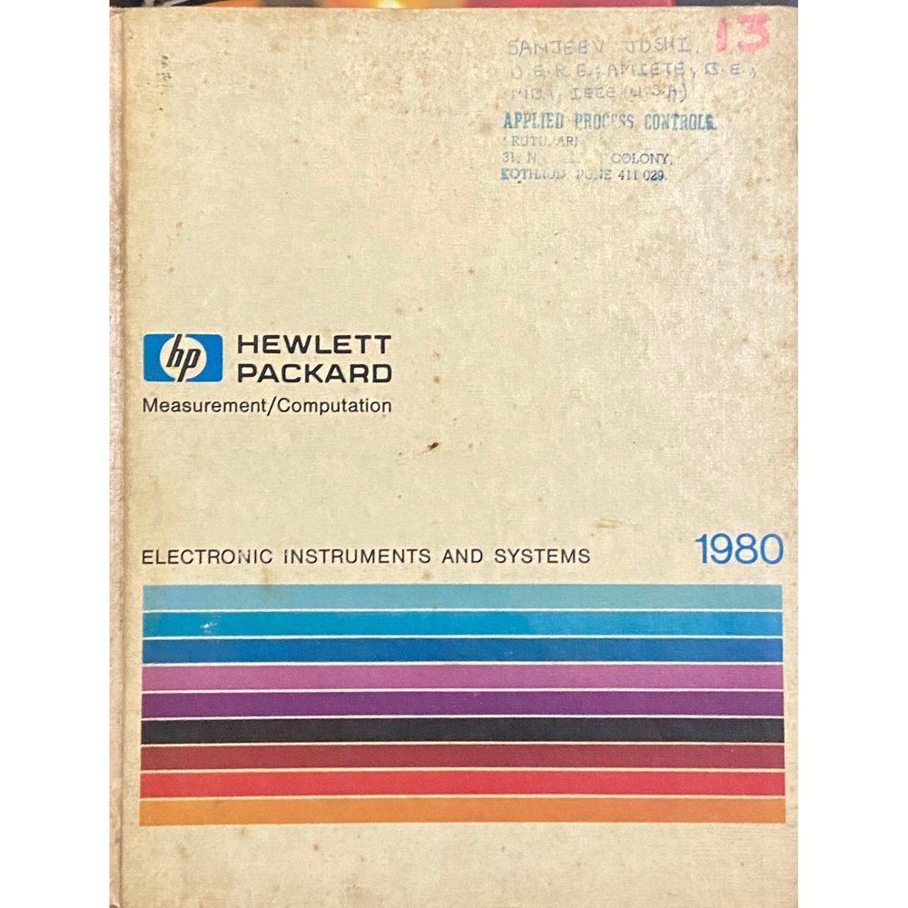 Hewlett Packard - Electronic Instruments and Systems (HD-D) Inspire Bookspace Books inspire-bookspace.myshopify.com Half Price Books India