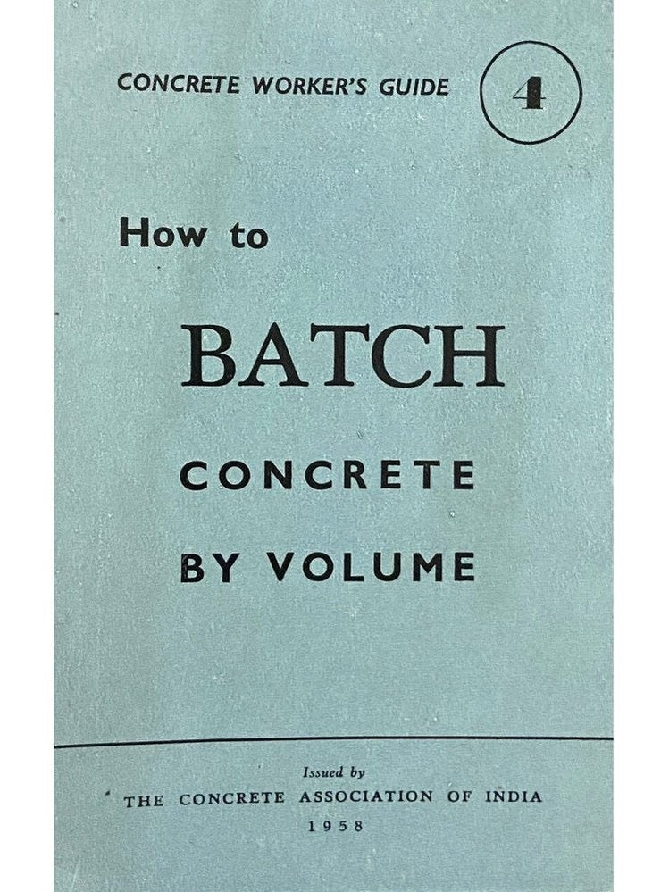 How to Batch Concrete by Volume - 4 Half Price Books India Books inspire-bookspace.myshopify.com Half Price Books India