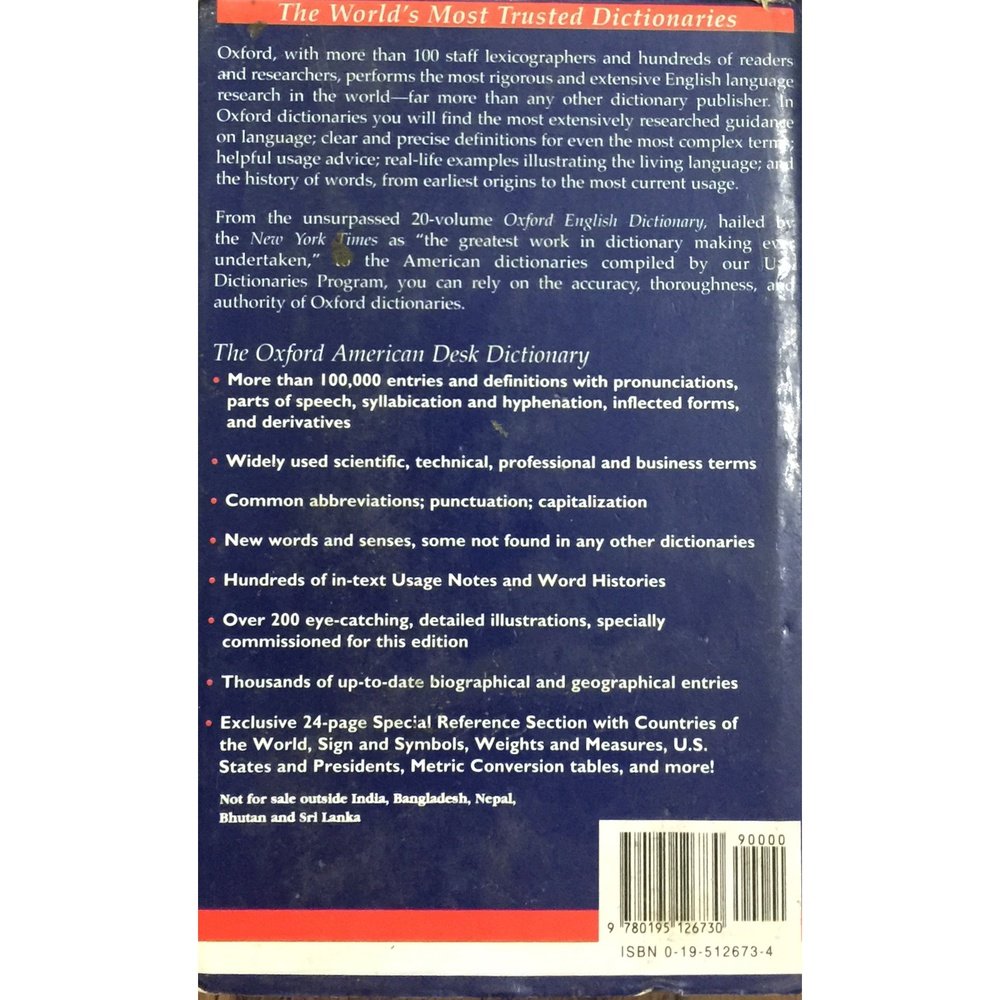 Oxford American Desk Dictonary Half Price Books India Books inspire-bookspace.myshopify.com Half Price Books India