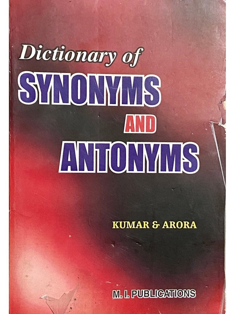 Dictionary of Synonyms and Antonyms by Kumar and Arora Half Price Books India Books inspire-bookspace.myshopify.com Half Price Books India
