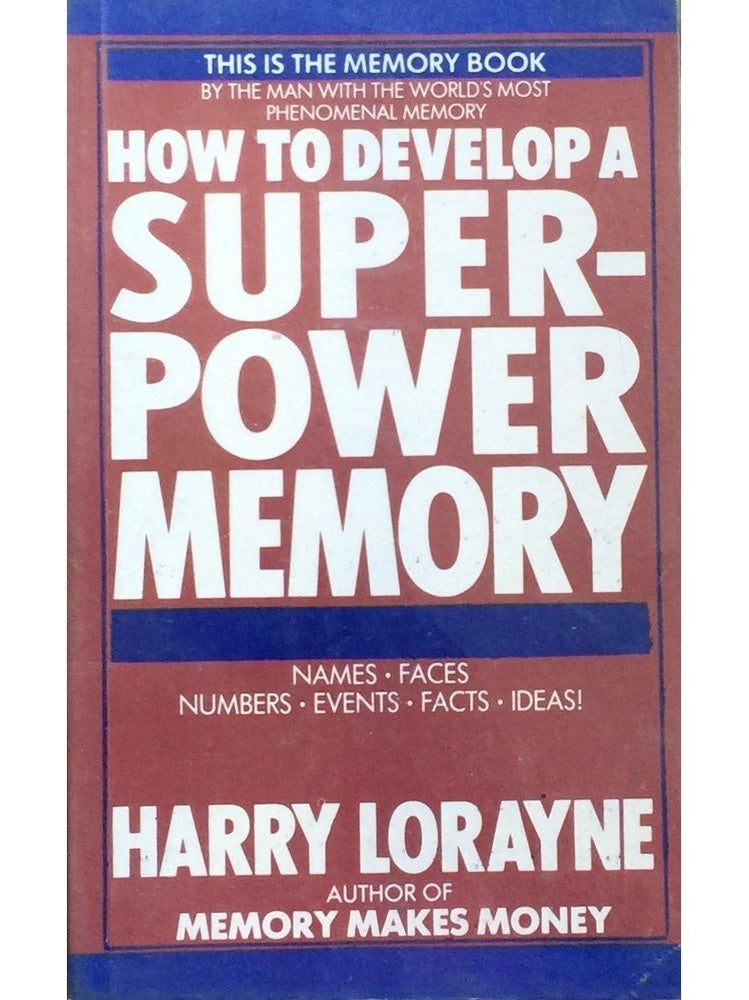 How to Develop Super Power Memory by Harry Lorayne Half Price Books India Books inspire-bookspace.myshopify.com Half Price Books India