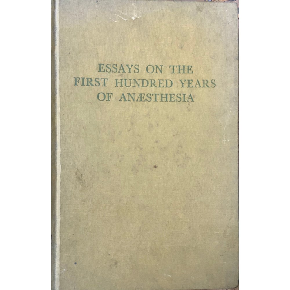 Essays of the first 100 Years of Anaesthesia by Stanley Sykes (1972) - Vol 2 Half Price Books India Books inspire-bookspace.myshopify.com Half Price Books India