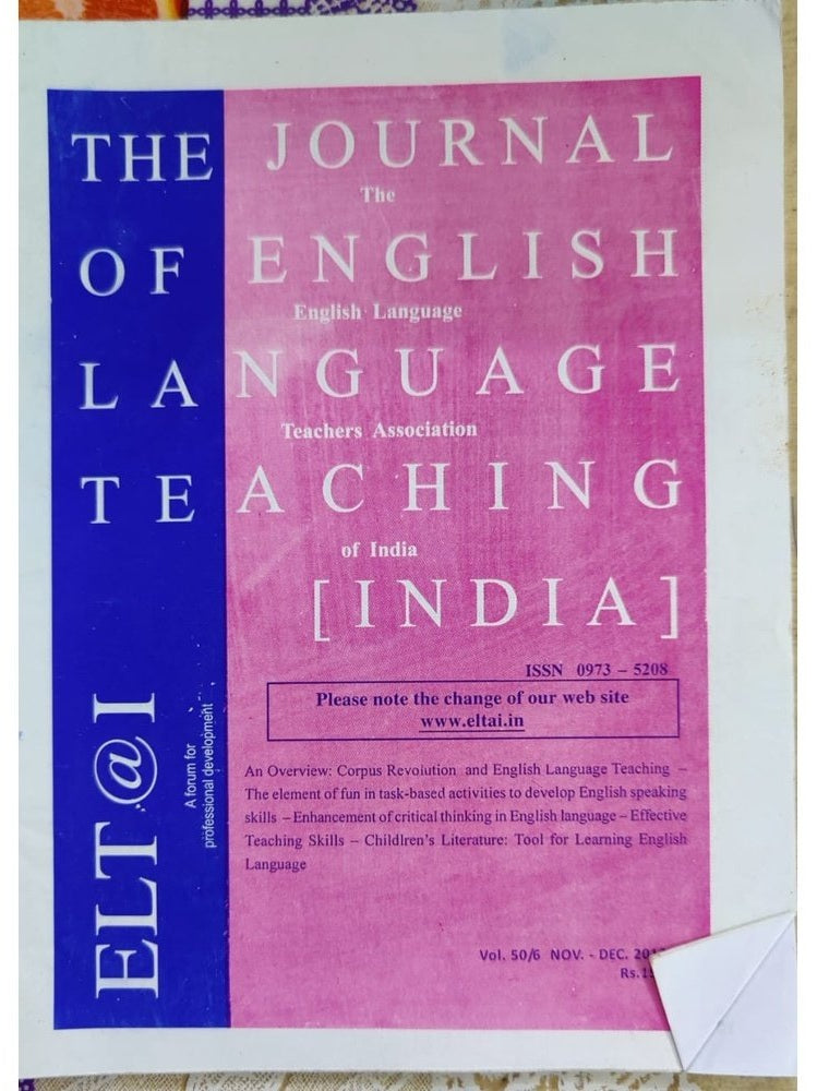 The Journal Of English Language Teaching November/December 2012 Half Price Books India Books inspire-bookspace.myshopify.com Half Price Books India