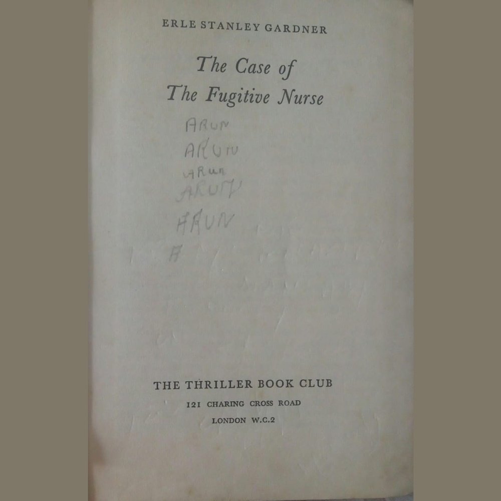 The Case Of The Fugitive Nurse by Erle Stanley Gardner Half Price Books India Books inspire-bookspace.myshopify.com Half Price Books India