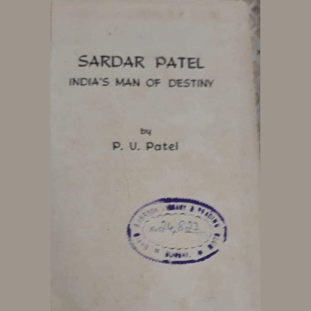 SARDAR PATEL - INDIA'S MAN OF DESTINY 1964 EDITION Half Price Books India Books inspire-bookspace.myshopify.com Half Price Books India