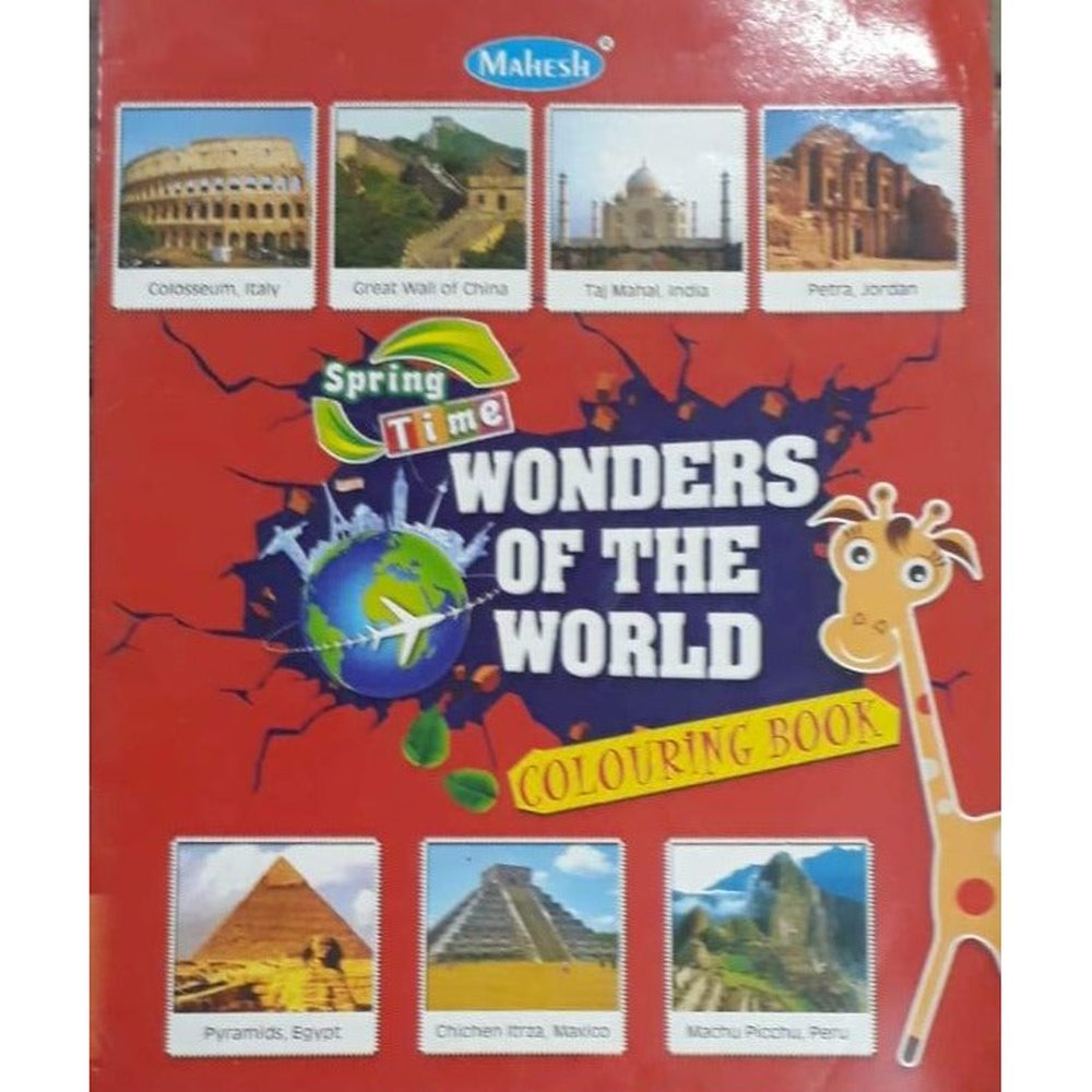Wonders of the World Coloring book Half Price Books India Books inspire-bookspace.myshopify.com Half Price Books India