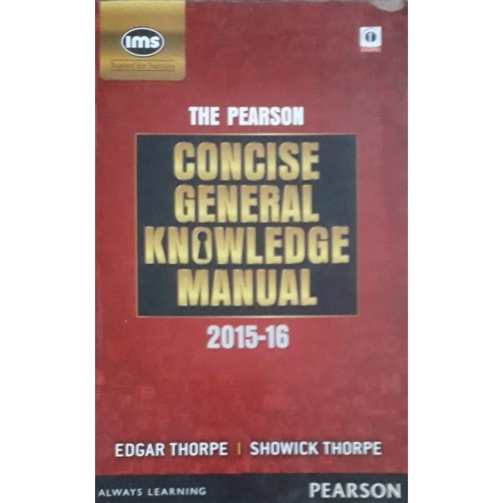 The Pearson Concise General Knowledge Manual 2015-16 Half Price Books India Books inspire-bookspace.myshopify.com Half Price Books India