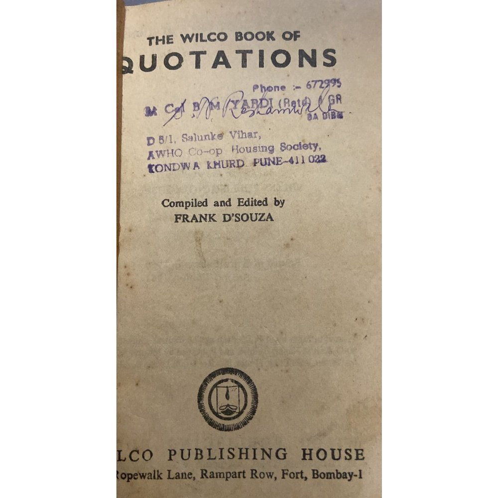 The Wilco Book of Quotations