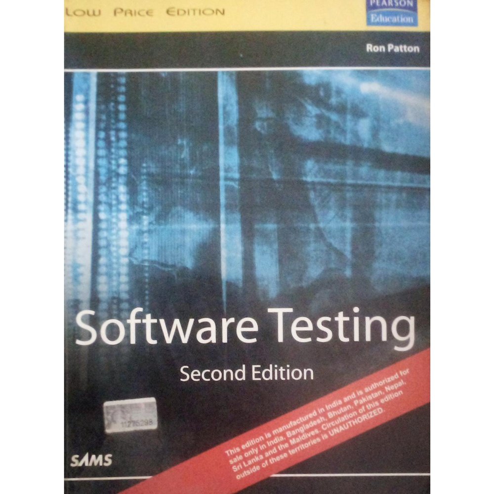 Software Testing (Second Edition) By Ron Patton Half Price Books India Books inspire-bookspace.myshopify.com Half Price Books India