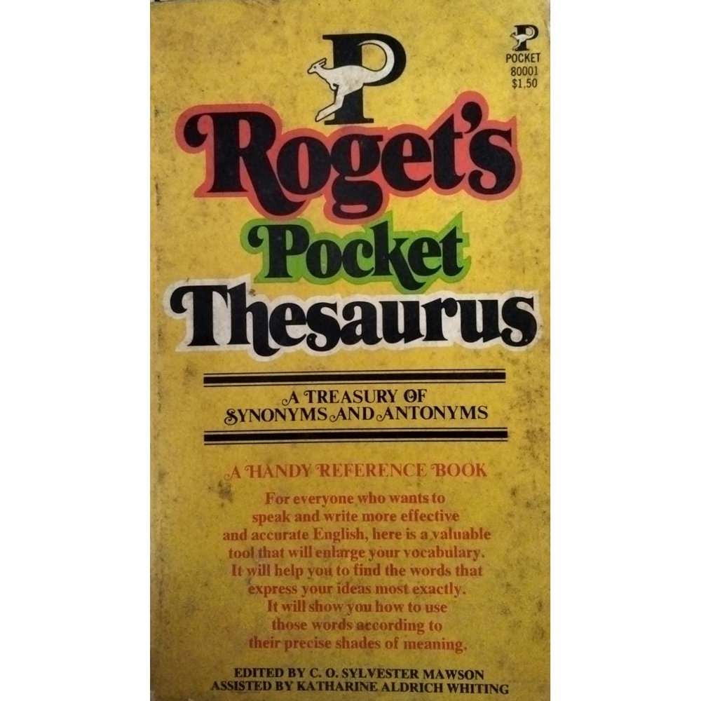 Roget's Pocket Thesaurus