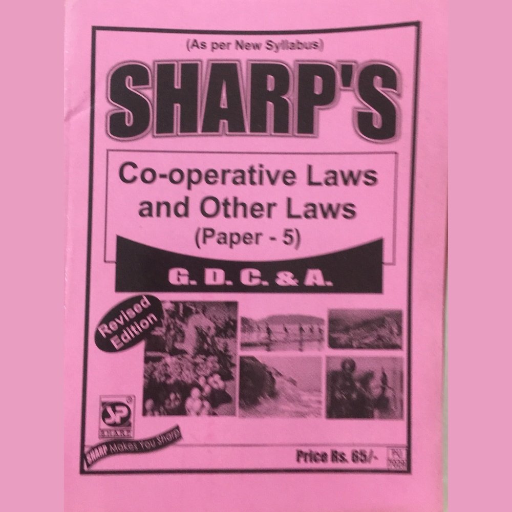 Sharp's Co-operative Laws and Other Laws (Paper 5)