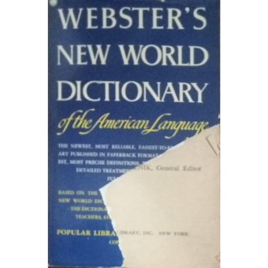 Webster's New World Dictionary By David B. Guralnik