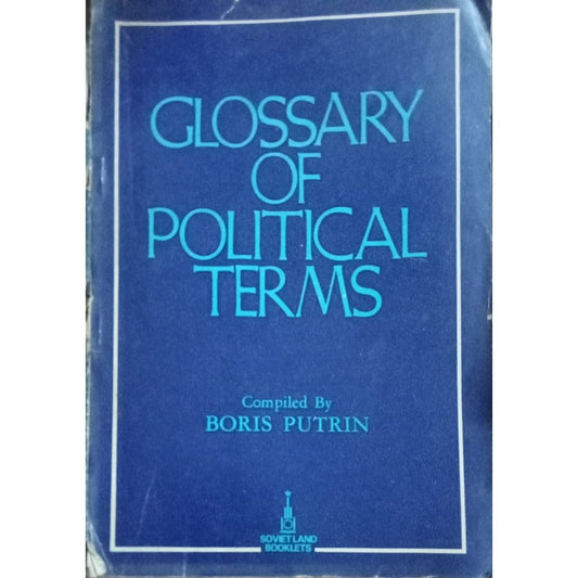 Glossary Of Political Terms Boris Putrin