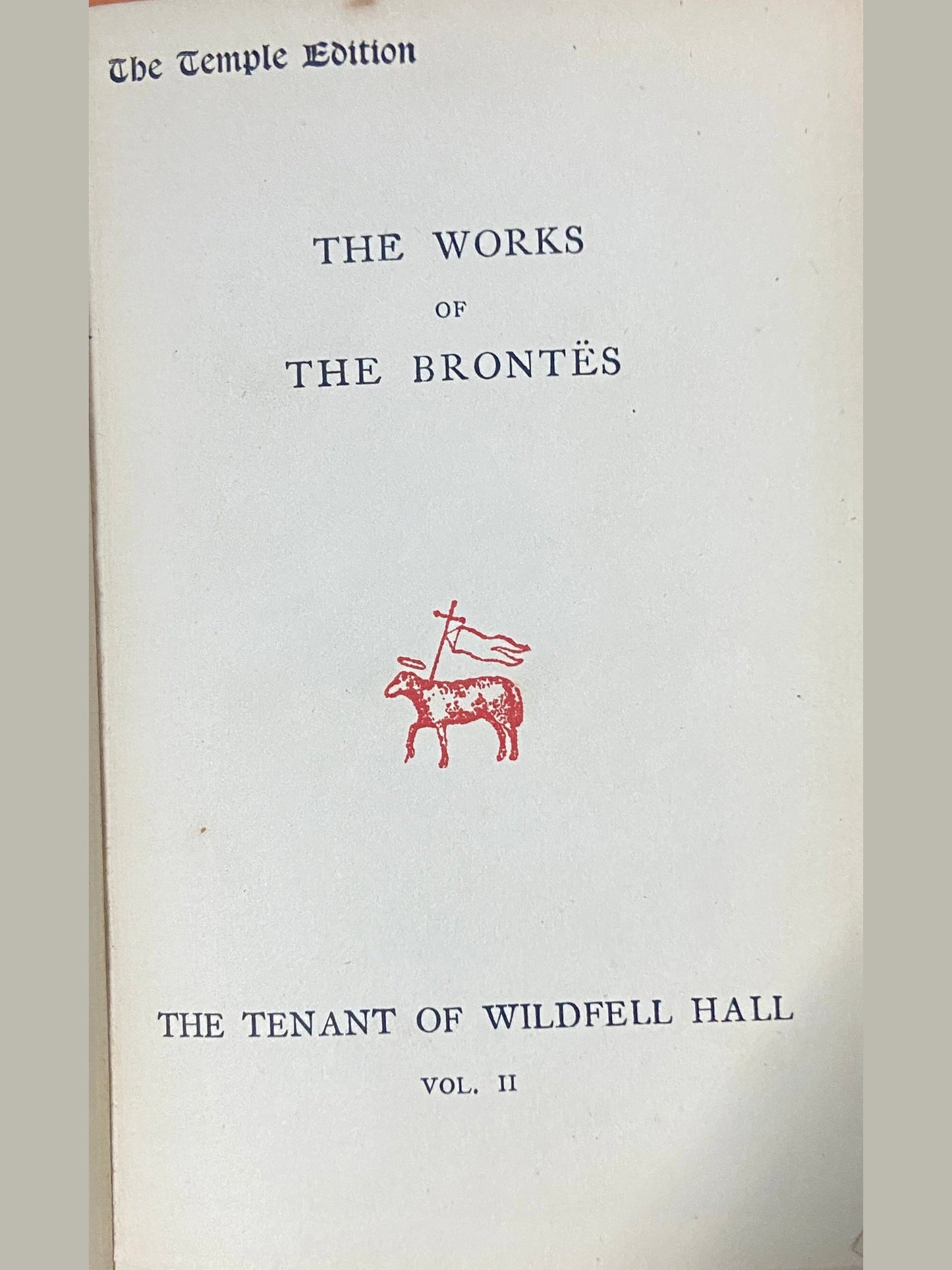 The Tenant of Wildfell Hall by Anne Bronte
