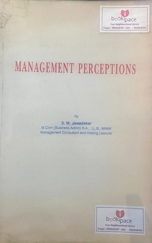 Management Perceptions by S M Jawadekar