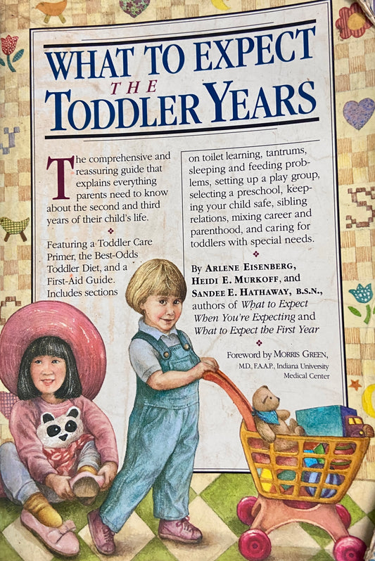 What tp Expect - The Toddler Years by Arlene Eisenberg