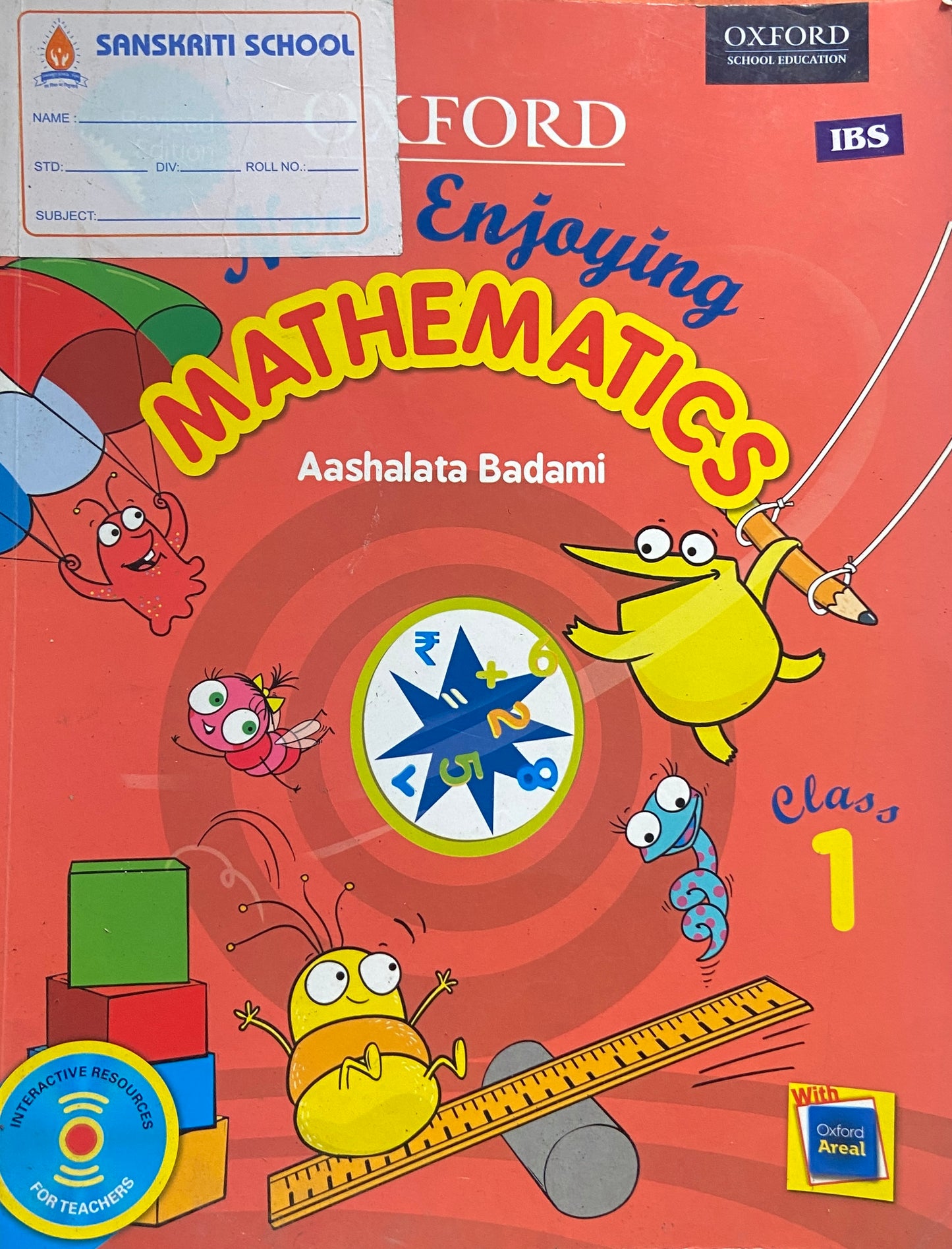 Enjoying Mathematics Class 1 by Aashalata Badami (D)