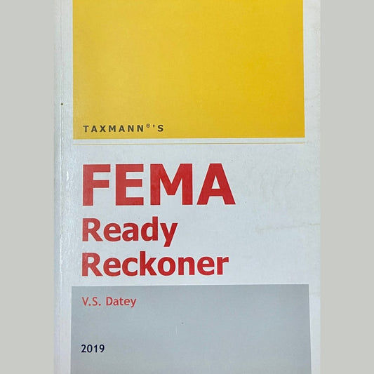 Fema Ready Reckoner by V S Datey