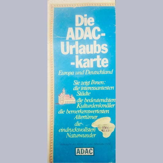 Die ADAC Urlaubs-Karte - Europa und Deutschland
