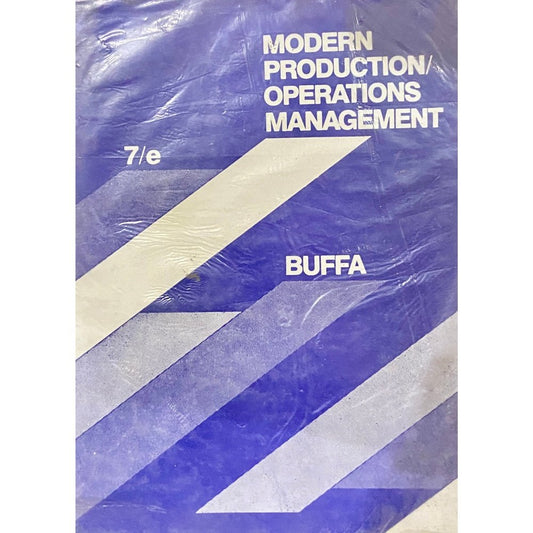 Modern Production Operations Management by Buffa
