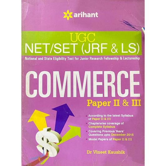 UGC NET/SET (JRF & LS) Commerce Paper II & III by Dr Vineet Kaushik