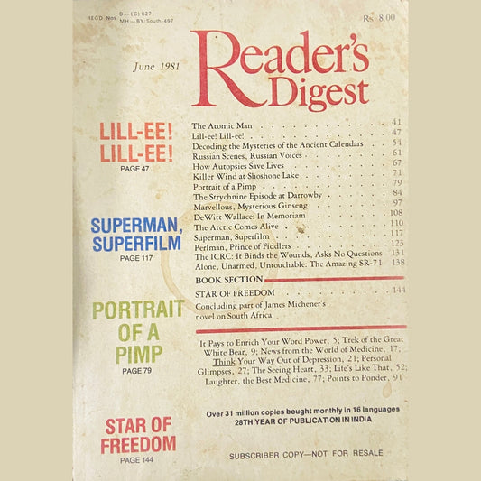 Readers Digest Jun 1981