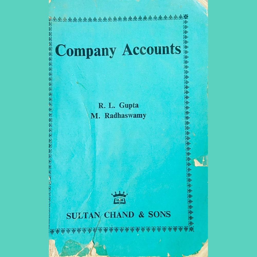 Company Accounts by R L Gupta & M Radhaswamy