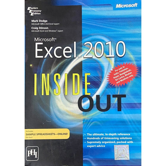 Excel 2010 Inside Out by Mark Dodge