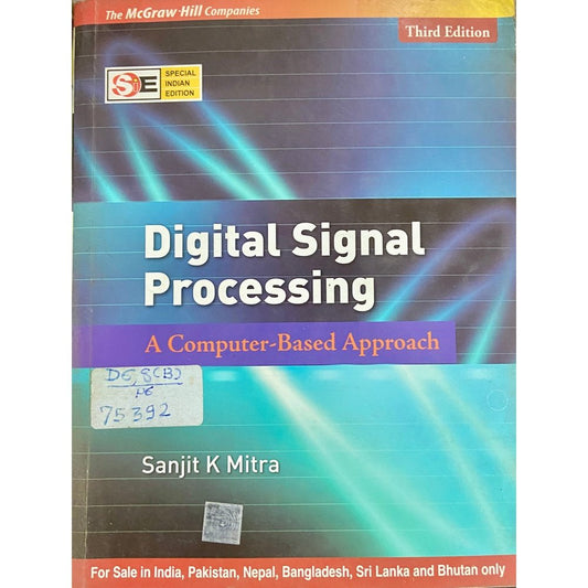 Digital Signal Processing by Sanjit Mitra