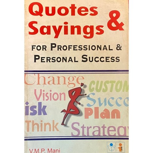Quotes and Sayings by V M P Mani
