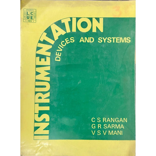Instrumentation Devices and Systems by C S Rangan, G R Sarma, V S V Mani (D)