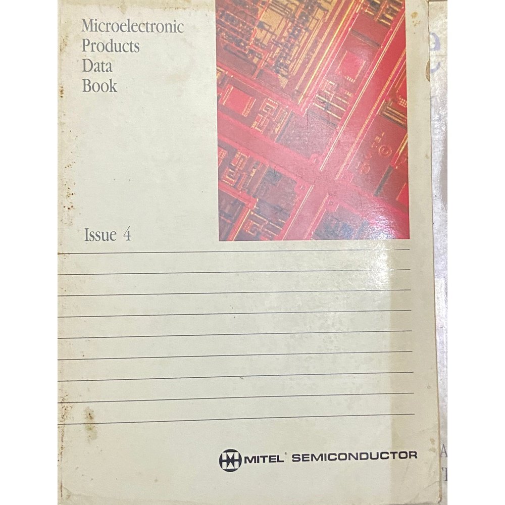 Microelectronic Products Data Book by Mitel Semiconductor