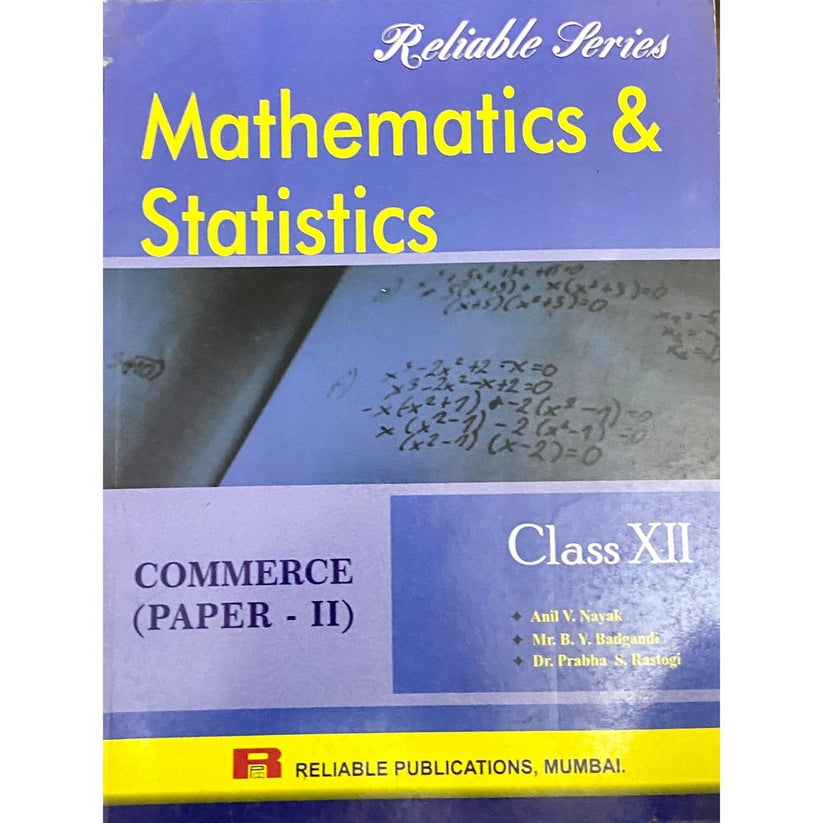 Math Staticics Class Mathematics & Statistics Class XII (D) – Inspire Bookspace