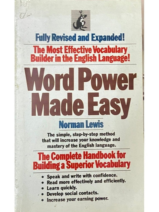 Word Power Made Easy by Norman Lewis