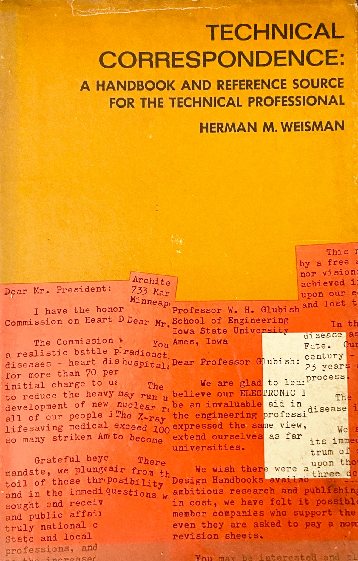 Technical Correspondence by Herman Weisman