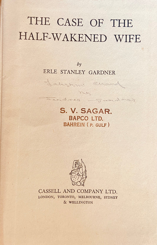 The Case of Half Wakened Wife by Erle Stanley Gardner