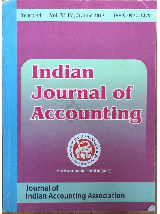 Indian Journal of Accounting June 2013 D