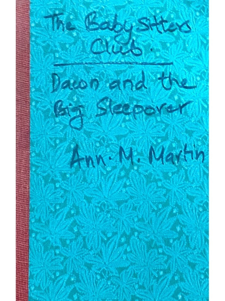 The Babysitters Club - Dacon and the Big Sleepover by Ann Martin
