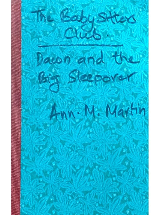 The Babysitters Club - Dacon and the Big Sleepover by Ann Martin