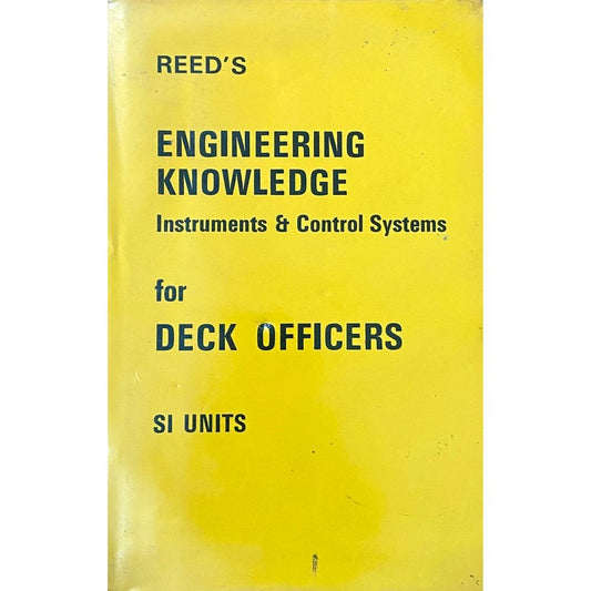 Engineering Knowledge Instruments and Control Systems for Deck Officers