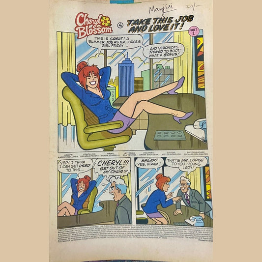 Cheryl Blossom - Take This Job and Love It (No Cover)