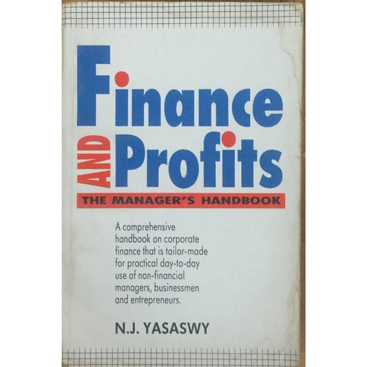 Finance and Profits by N J Yasaswy