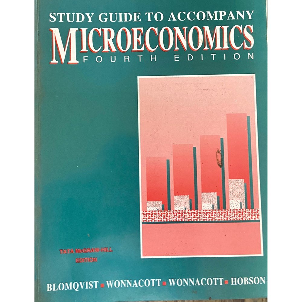 Microeconomics by Blomqvist and Others (D)