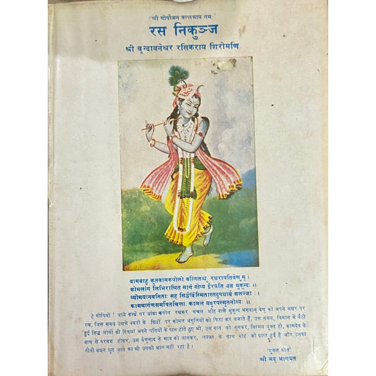 Ras Nikunja by Shree Vrundavaneshwar Rasikray Shiromani