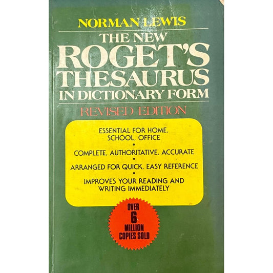 The New Roget's Thesaurus in Dictionary Form