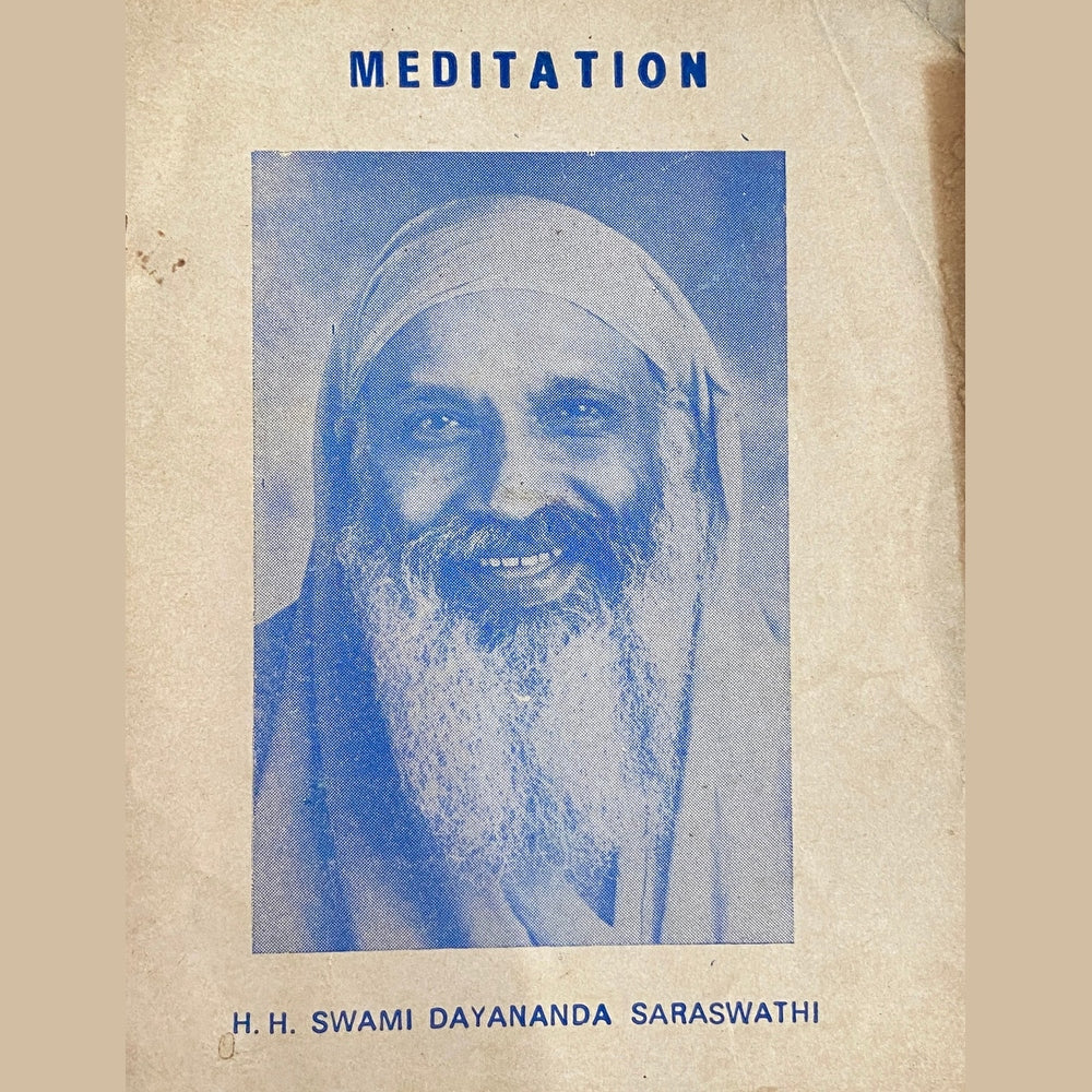 Meditation by HH Swami Dayananda Saraswati (P)