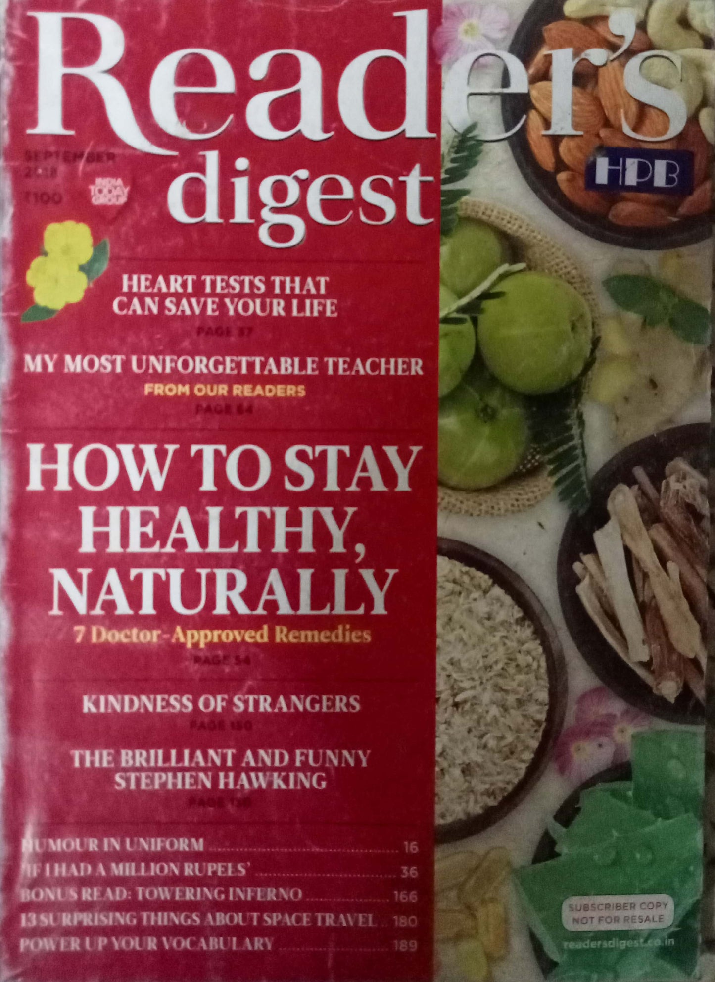 Reader's Digest September 2018