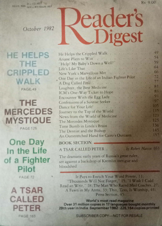 Reader's Digest October 1982