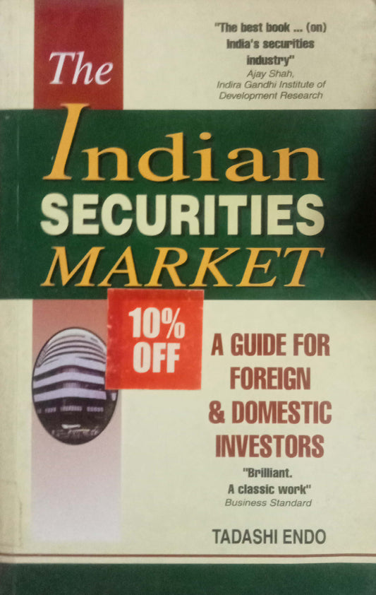Indian Securities Market by Tadashi Endo